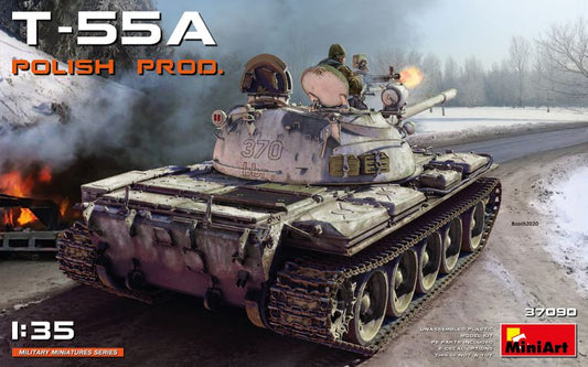 T-55A POLISH PRODUCTION KIT 1:35 Scala 1:35 Miniart