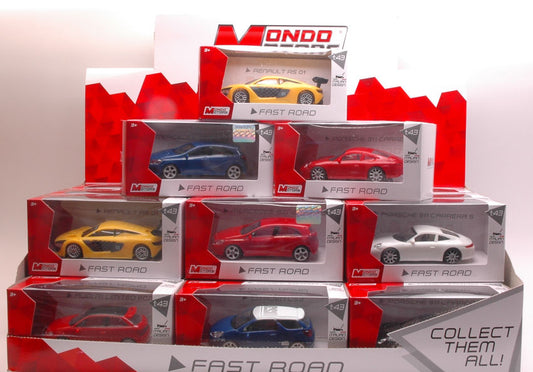 MODELLINO IN SCALA Mondo Motors COMPATIBILE CON AUTO PLASTICA STRADALI Pz.24 MODEL SCALE MM53190 241220