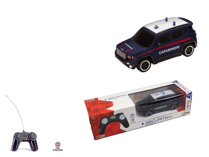 MODELLINO Mondo Motors JEEP RENEGADE CARABINIERI RADIOCOMANDO 1:24 MODEL SCALE MM63564C 250506
