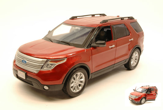 MODELLINO MotorMax FORD EXPLORER XLT 2015 RED 1:18 MODEL SCALE MTM73186R 250506