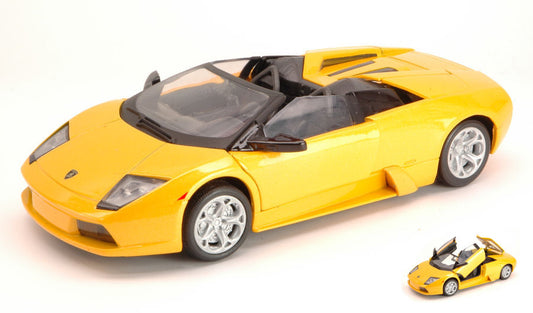 LAMBORGHINI MURCIELAGO ROADSTER 2004 YELLOW 1:24 Scala 1:24 MotorMax