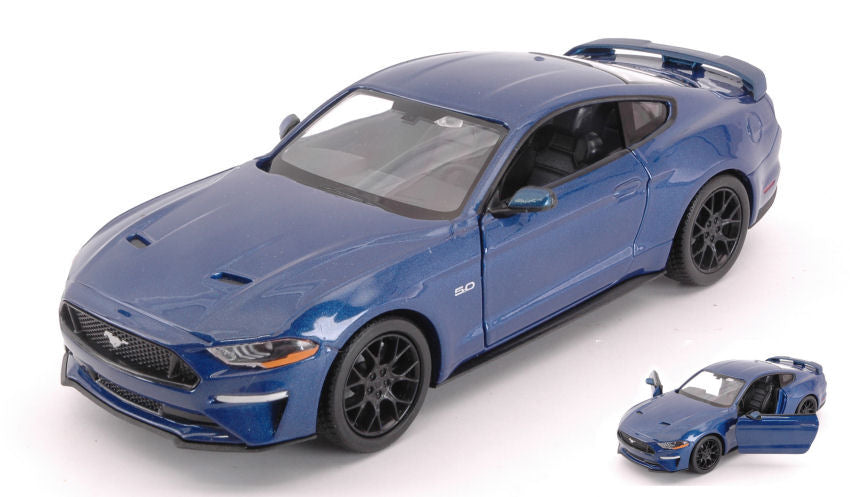FORD MUSTANG GT 2018 BLUE 1:24 Scala 1:24 MotorMax