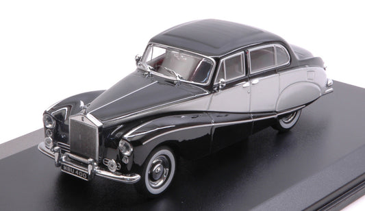 MODELLINO IN SCALA COMPATIBILE CON ROLLS ROYCE SILVER CLOUD HOOPER EMPRESS RHD SILVER/BLACK 1:43 OXFORD OXF43EMP003