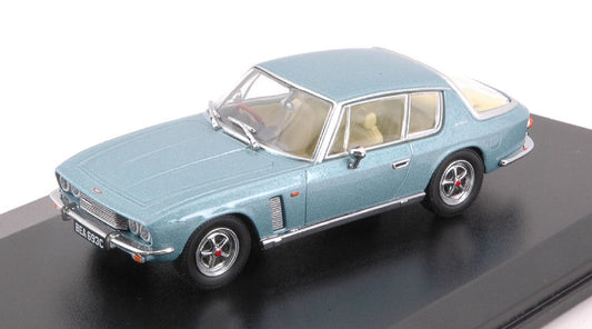 MODELLINO IN SCALA COMPATIBILE CON JENSEN INTERCEPTOR MK 1 METALLIC LIGHT BLUE 1:43 OXFORD OXF43JI009