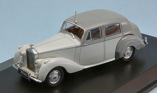 MODELLINO IN SCALA COMPATIBILE CON ROLLS ROYCE SILVER DAWN TWO TONE GREY 1:43 OXFORD OXF43RSD002