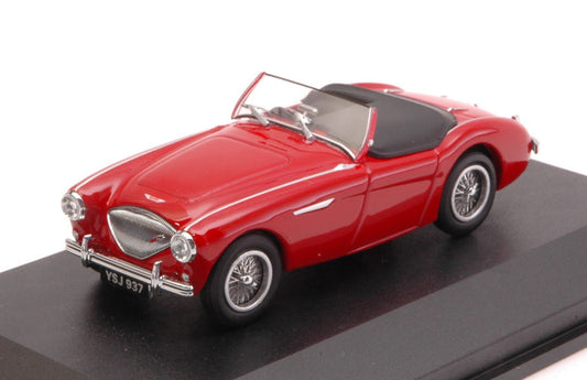 MODELLINO IN SCALA COMPATIBILE CON AUSTIN HEALEY 100 BN1 1957 RED 1:43 OXFORD OXFAH1005