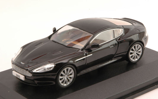 MODELLINO IN SCALA COMPATIBILE CON ASTON MARTIN DB9 COUPE  2004 BLACK 1:43 OXFORD OXFAMDB9002