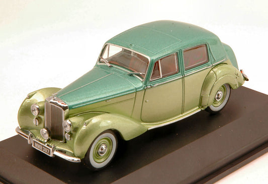 MODELLINO IN SCALA COMPATIBILE CON BENTLEY MK VI 1947 GREEN MET./ICE GREEN MET.1:43 OXFORD OXFBN6002