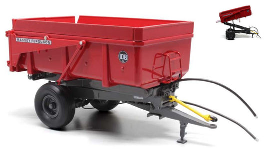 RIMORCHIO MASSEY FERGUSON BENNE 108SE 1:32 Scala 1:32 Replicagri