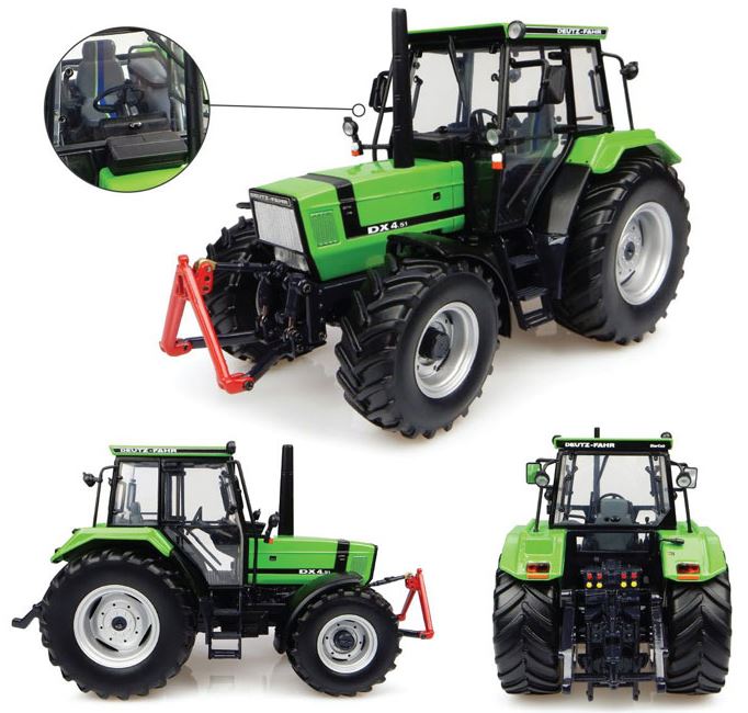 MODELLINO Universal Hobbies DEUTZ-FAHR DX 4.51 1:32 MODEL SCALE UH4905 250506