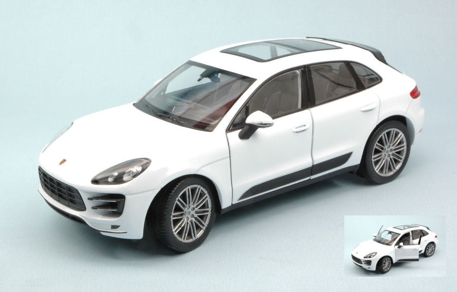 PORSCHE MACAN TURBO 2014 WHITE 1:24 Scala 1:24 Welly
