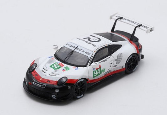 PORSCHE 911 RSR N.94 LM2018 R.DUMAS-T.BENHARD-S.MULLER 1:87 Scala 1:87 Spark Model