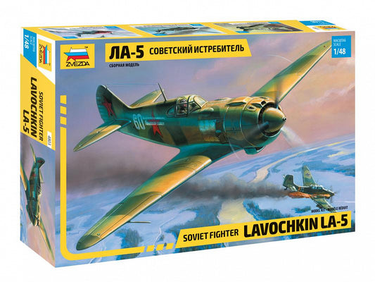 LA 5 AEREO SOVIET FIGHTER KIT 1:48 Scale Varie Zvezda