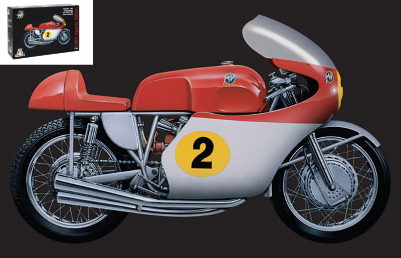 KIT DA MONTARE SCALA COMPATIBILE CON MV AGUSTA M.HAILWOOD WORLD CHAMPION 1964 KIT 1:9 ITALERI IT4630
