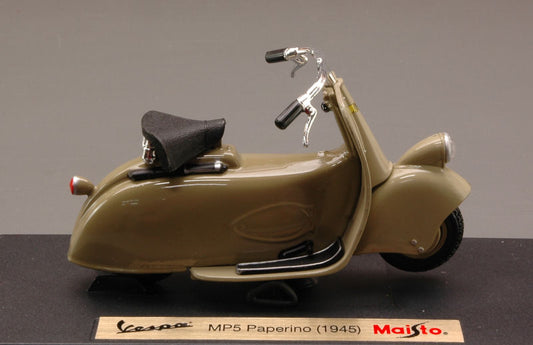 VESPA MP5 PAPERINO 1945 BEIGE 1:18 Scala 1:18 Maisto