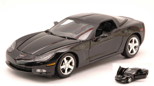 CORVETTE C6 2005 BLACK 1:24 Scala 1:24 MotorMax