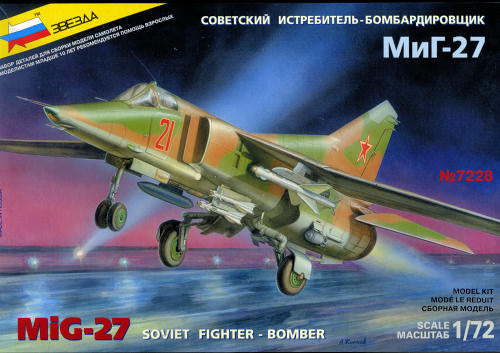 MIG 27 AEREO KIT 1:72 Scala 1:72 Zvezda