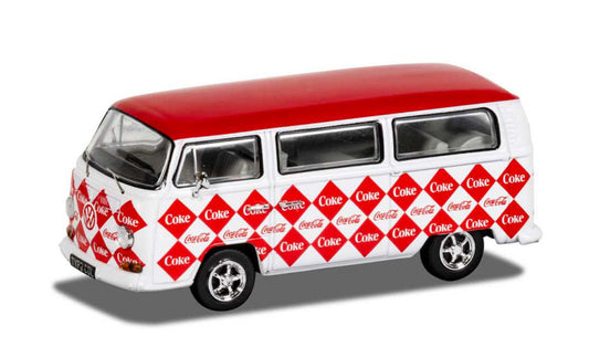MODELLINO Corgi VW CAMPERVAN - DIAMOND COCA COLA 1:43 MODEL SCALE CC02745 250506