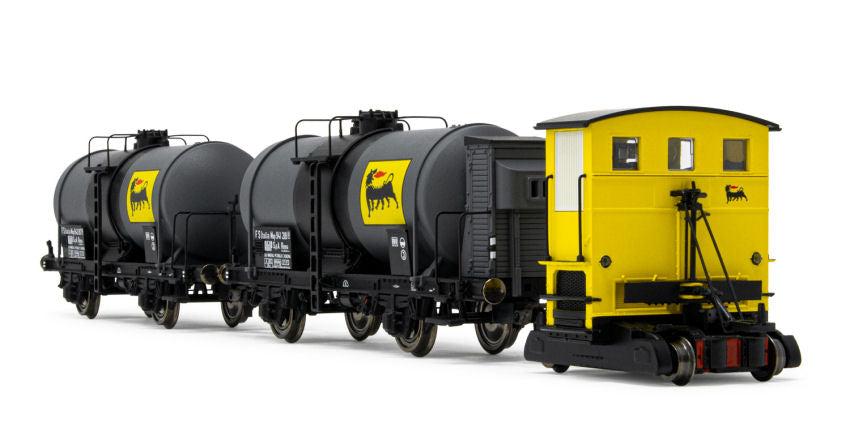 MODELLINO IN SCALA COMPATIBILE CON AGIP SOGLIOLA IN YELLOW LIVERY AGIP TANK WAGONS EP.III 1:87 RIVAROSSI HR2877