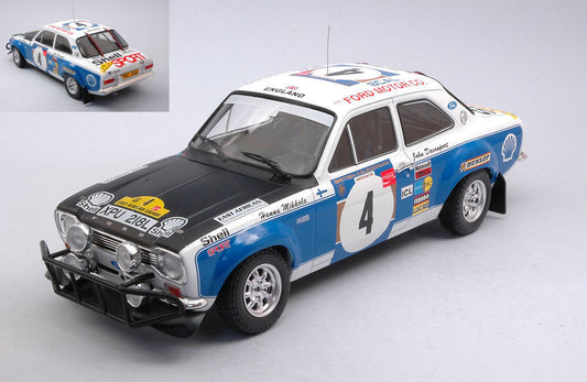 FORD ESCORT MKI RS 1600 N.4 SAFARI RALLY 1973 MIKKOLA-DAVENPORT 1:18
 Scala 1:18 Ixo Model