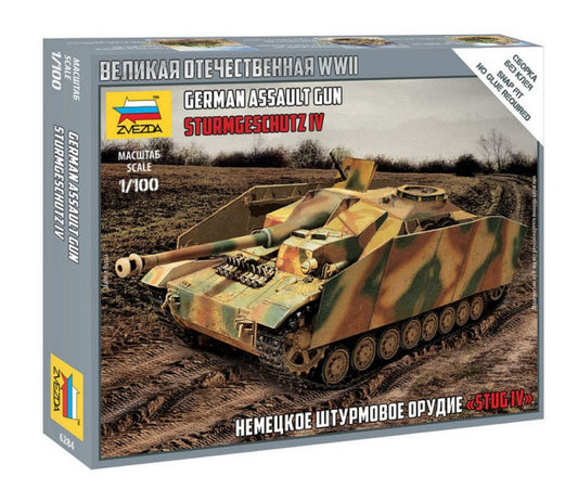 GERMAN STUG IV KIT 1:100 Scala 1:100 Zvezda