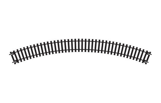 BINARIO DOPPIO CURVO RAGGIO 1 mm 371 ARCO 45° 1:87 Scala 1:87 Lima