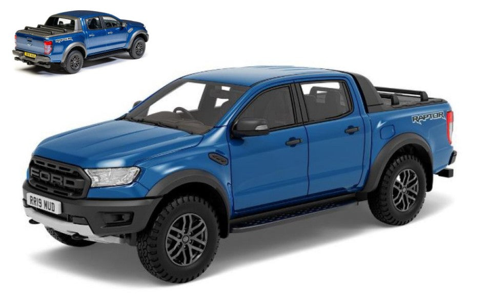 MODELLINO IN SCALA COMPATIBILE CON FORD RANGER RAPTOR BLUE 1:43 VANGUARDS VA15201
