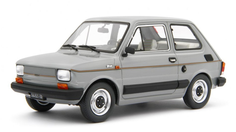 MODELLINO IN SCALA COMPATIBILE CON FIAT 126 PERSONAL 4 1978 SILVER 1:18 LAUDO RACING LM167A
