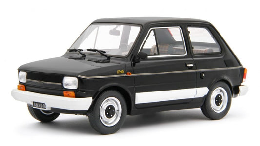 MODELLINO IN SCALA COMPATIBILE CON FIAT 126 PERSONAL 4 1978 BLACK 1:18 LAUDO RACING LM167B