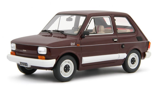 MODELLINO IN SCALA COMPATIBILE CON FIAT 126 PERSONAL 4 1980 RED 1:18 LAUDO RACING LM167C