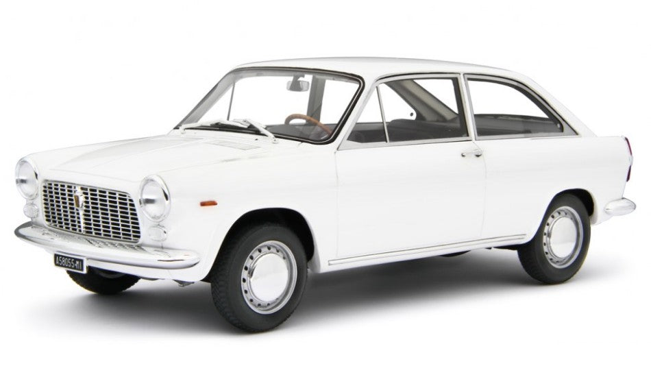 MODELLINO IN SCALA COMPATIBILE CON AUTOBIANCHI PRIMULA COUPE 1965 WHITE 1:18 LAUDO RACING LM164A