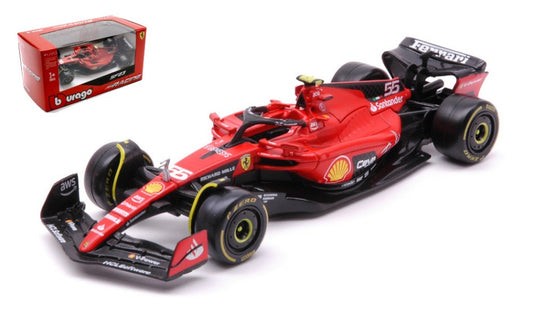 MODELLINO Burago FERRARI SF-23 N.55 2023 CARLOS SAINZ 1:43 MODEL SCALE BU36836S 250506