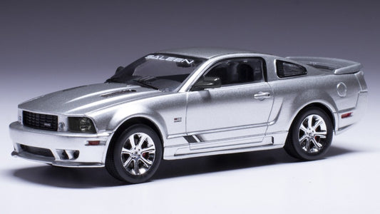 MODELLINO IN SCALA COMPATIBILE CON FORD MUSTANG SALEEN S281 HELLCAT 2005 MET.GREY 1:43 IXO MODEL CLC535