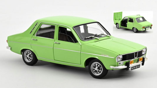 MODELLINO IN SCALA COMPATIBILE CON RENAULT 12 TS 1973 LIGHT GREEN 1:18 NOREV NV185247