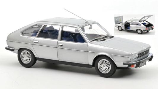 MODELLINO IN SCALA COMPATIBILE CON RENAULT 30 TX 1979 SILVER 1:18 NOREV NV185272