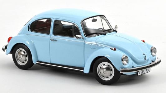 MODELLINO IN SCALA COMPATIBILE CON VW 1303 1973 LIGHT BLUE 1:18 NOREV NV188532