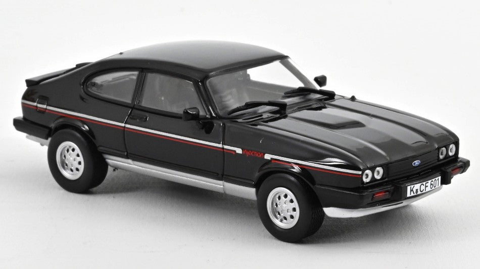 MODELLINO IN SCALA COMPATIBILE CON FORD CAPRI III 1980 BLACK 1:43 NOREV NV270564