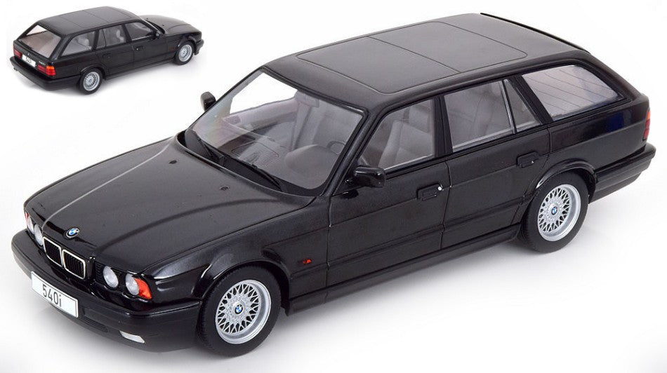 MODELLINO IN SCALA COMPATIBILE CON BMW 5 (E34) TOURING 1991 MET.BLACK 1:18 MODELCARGROUP MCG18329