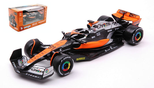 MODELLINO Burago MC LAREN MCL60 N.81 2023 OSCAR PIASTRI 1:43 MODEL SCALE BU38087P 250506