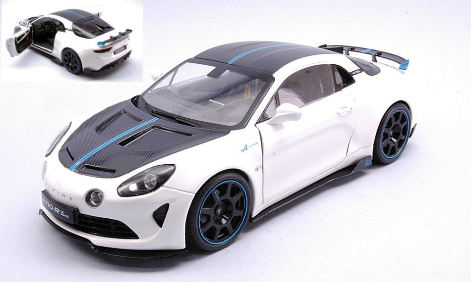 MODELLINO IN SCALA COMPATIBILE CON ALPINE A110 RADICALE 2023 LE MANS WHITE 1:18 SOLIDO SL1801626