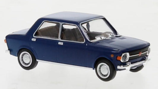 MODELLINO IN SCALA COMPATIBILE CON FIAT 128 DARK BLUE 1:87 BREKINA BRE22539
