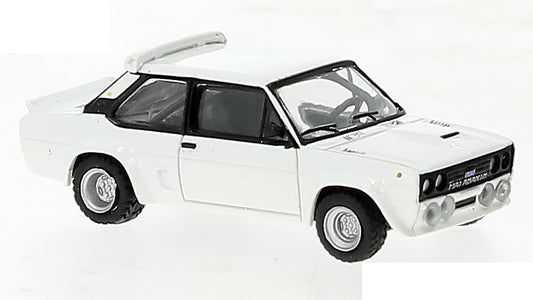 MODELLINO IN SCALA COMPATIBILE CON FIAT 131 ABARTH WHITE 1:87 BREKINA BRE22650