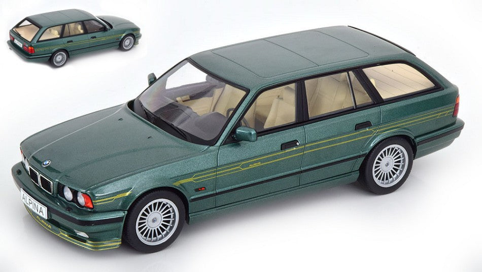 MODELLINO IN SCALA COMPATIBILE CON BMW ALPINA B10 4.6 TOURING (E34) 1991 MET.DARK GREEN 1:18 MODELCARGROUP MCG18331