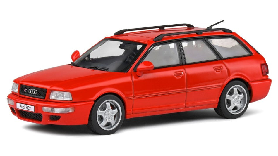 MODELLINO IN SCALA COMPATIBILE CON AUDI AVANT RS2 1995 LAZER RED 1:43 SOLIDO SL4310102