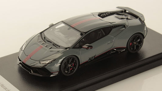 MODELLINO IN SCALA COMPATIBILE CON LAMBORGHINI HURACAN TECNICA GRIGIO TELESTO 1:43 LOOKSMART LS536SA