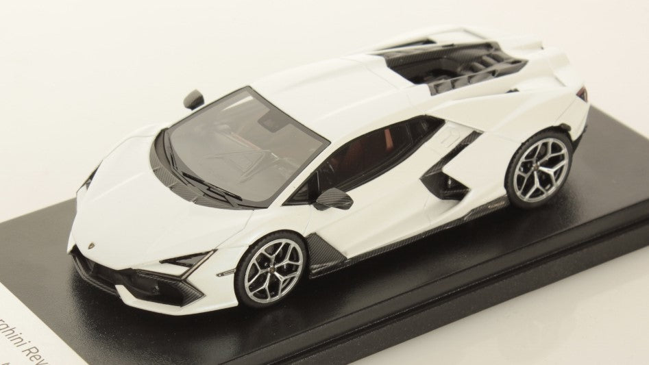 MODELLINO IN SCALA COMPATIBILE CON LAMBORGHINI REVUELTO BIANCO SIDERALE OPACO 1:43 LOOKSMART LS543C