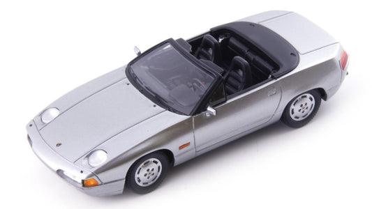 MODELLINO IN SCALA COMPATIBILE CON PORSCHE 928 CONVERTIBLE PROTOTYPE 1987 SILVER 1:43 AVENUE43 AVN60106