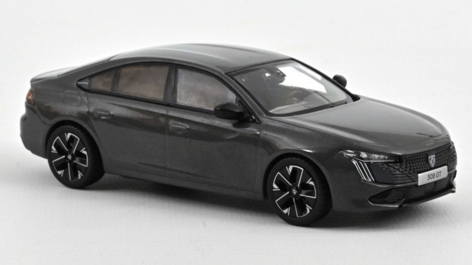 MODELLINO IN SCALA COMPATIBILE CON PEUGEOT 508 GT HYBRID 2023 SELENIUM GREY 1:43 NOREV NV475833