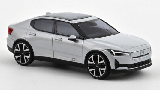 MODELLINO IN SCALA COMPATIBILE CON POLESTAR 2 2024 MAGNESIUM SILVER 1:43 NOREV NV872012