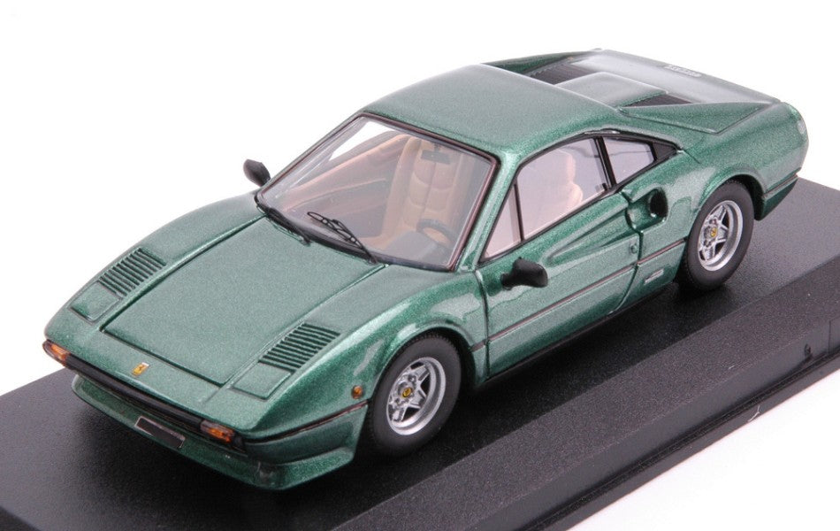 MODELLINO IN SCALA COMPATIBILE CON FERRARI 308 GTB 1980 VERDE MEDIO MET.600/C 1:43 BEST MODEL BT9853